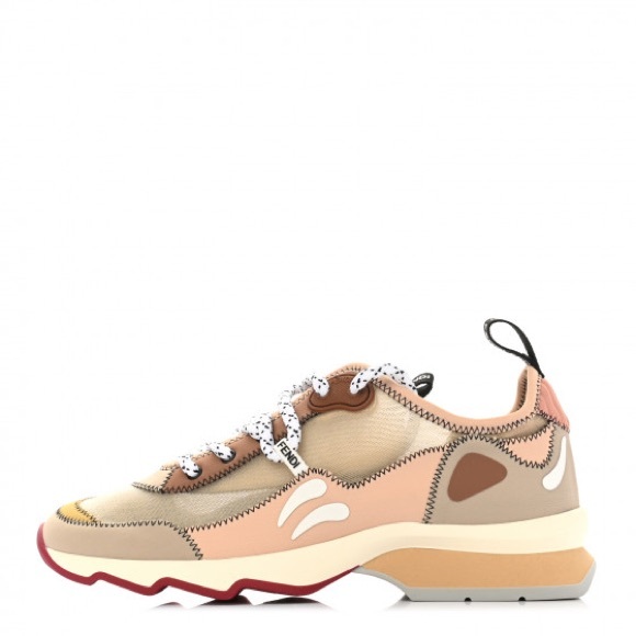 FENDI Technical Mesh Lycra FFreedom Patchwork Sneakers - Picture 1 of 9